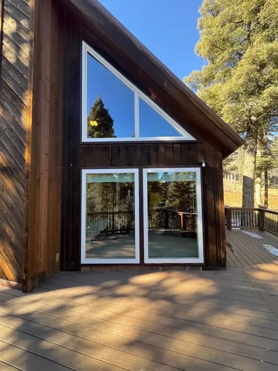 Structural Restoration & Geometric Window Re-Design | Angel Fire, NM
